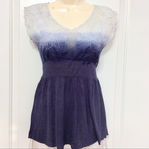 Free People Ombré Dip Dye Top